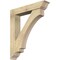 Ekena Millwork Imperial Traditional Rough Sawn Bracket w/ Offset Brace, Douglas Fir, 8"W x 42"D x 48"H BKT0806X42X48IMP01RDF - alternate 1